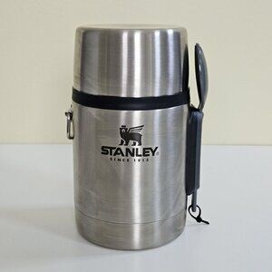 Stanley Classic Legendary Vacuum Insulated Food Jar 18 oz 532 mL Spork Camping